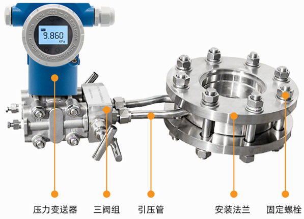 dn400孔板流量計(jì)結(jié)構(gòu)圖