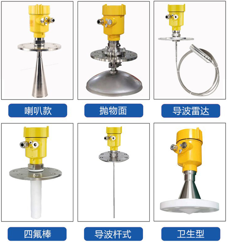 非接觸式雷達(dá)液位計(jì)產(chǎn)品分類圖