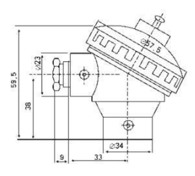 抗震熱電偶小接線盒示意圖